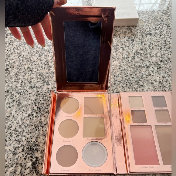 ♥️💖 Mally MALLY’S BOOK Of BRIGHTENING ESSENTIALS Full Face Makeup Pallette NEW - Picture 3 of 7